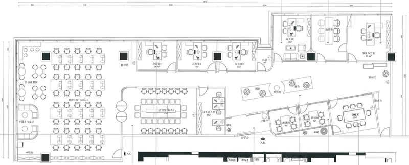 华润大厦出租-751m²-精装修