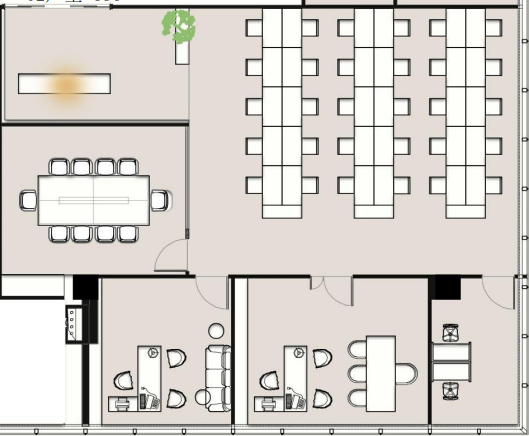 华润大厦出租-375m²-精装修